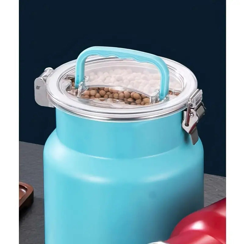 1pc 175oz Stainless Steel Food-Grade Airtight Food Storage Container