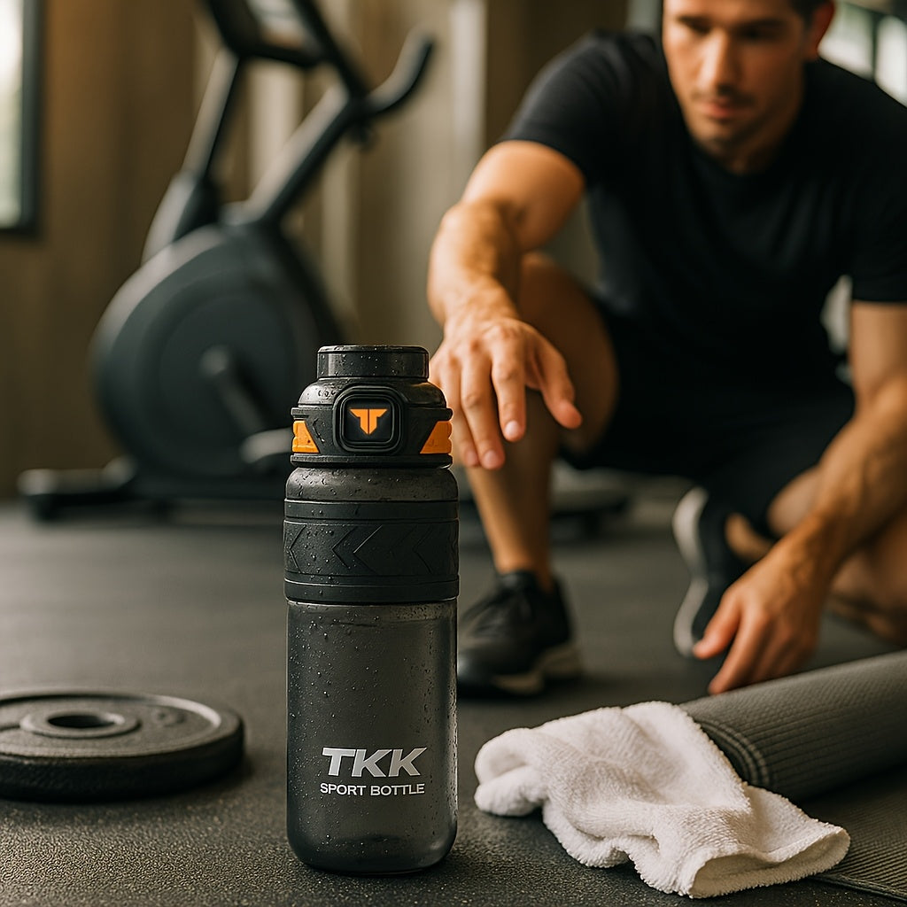 Portable Water Bottle with Straw Lid Straw Filter