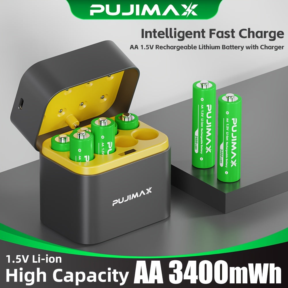 Rechargeable lithium battery 8 +8 slot charging box