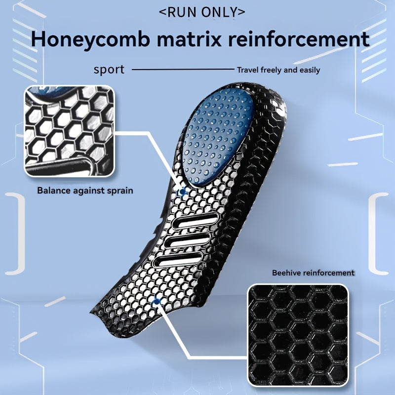 Silicone Sports Insoles - Shock Absorption、Comfortable Cushioning,With arch support