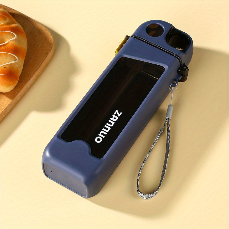 Summer Leakproof Square Water Bottle With Scale