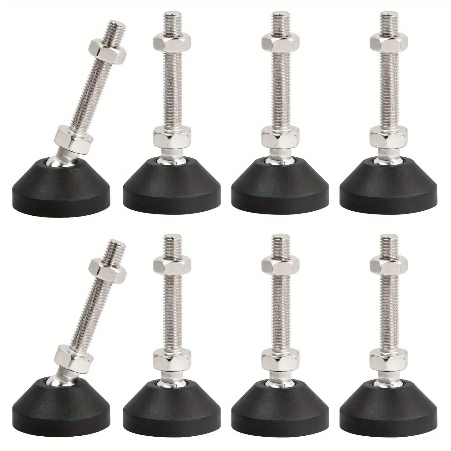 8PCS M8 x 50mm Adjustable Leveling Feet