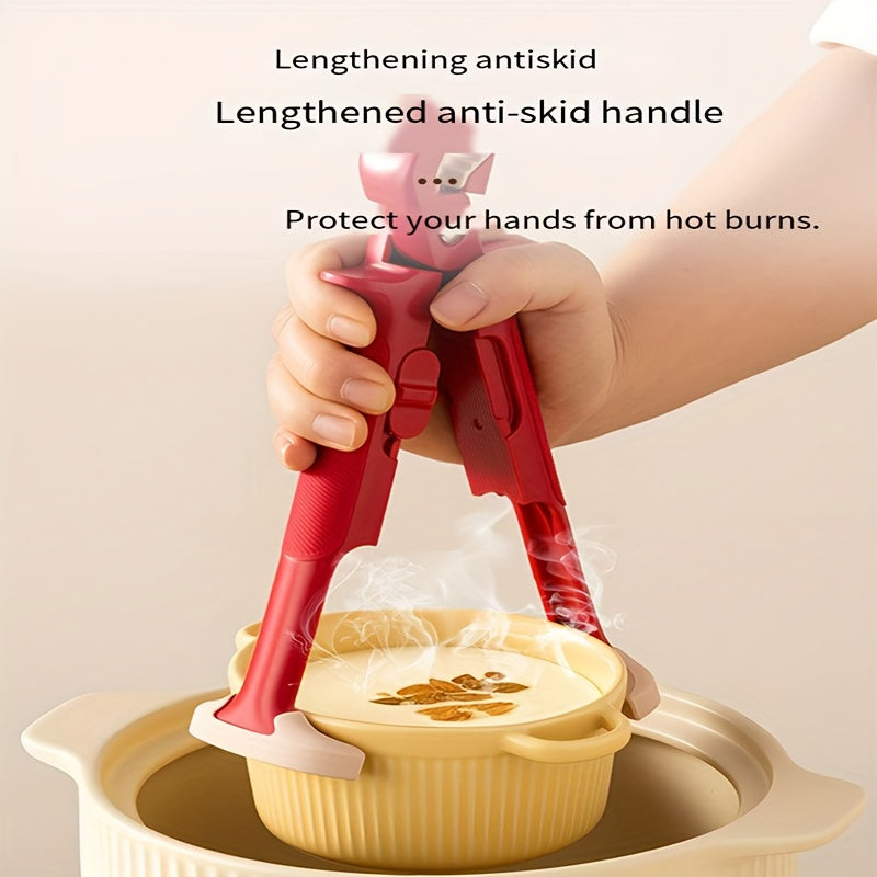 2-in-1 Non-Slip Dish Clamp & Bowl Lifter