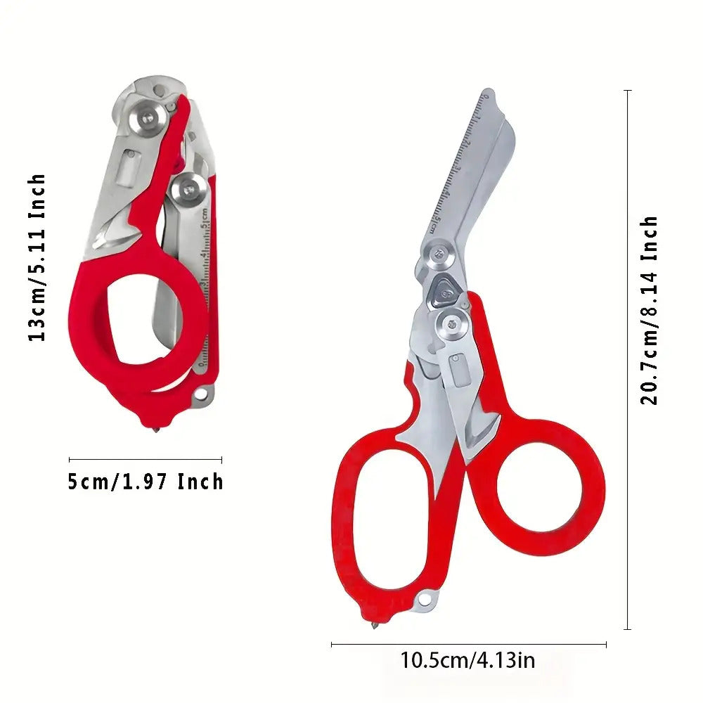 1pc Durable Stainless Steel Tactical Scissors