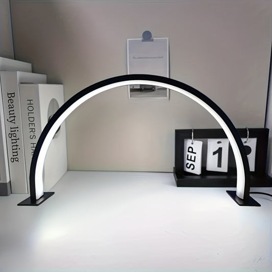 1 semi-circular desktop beauty lamp