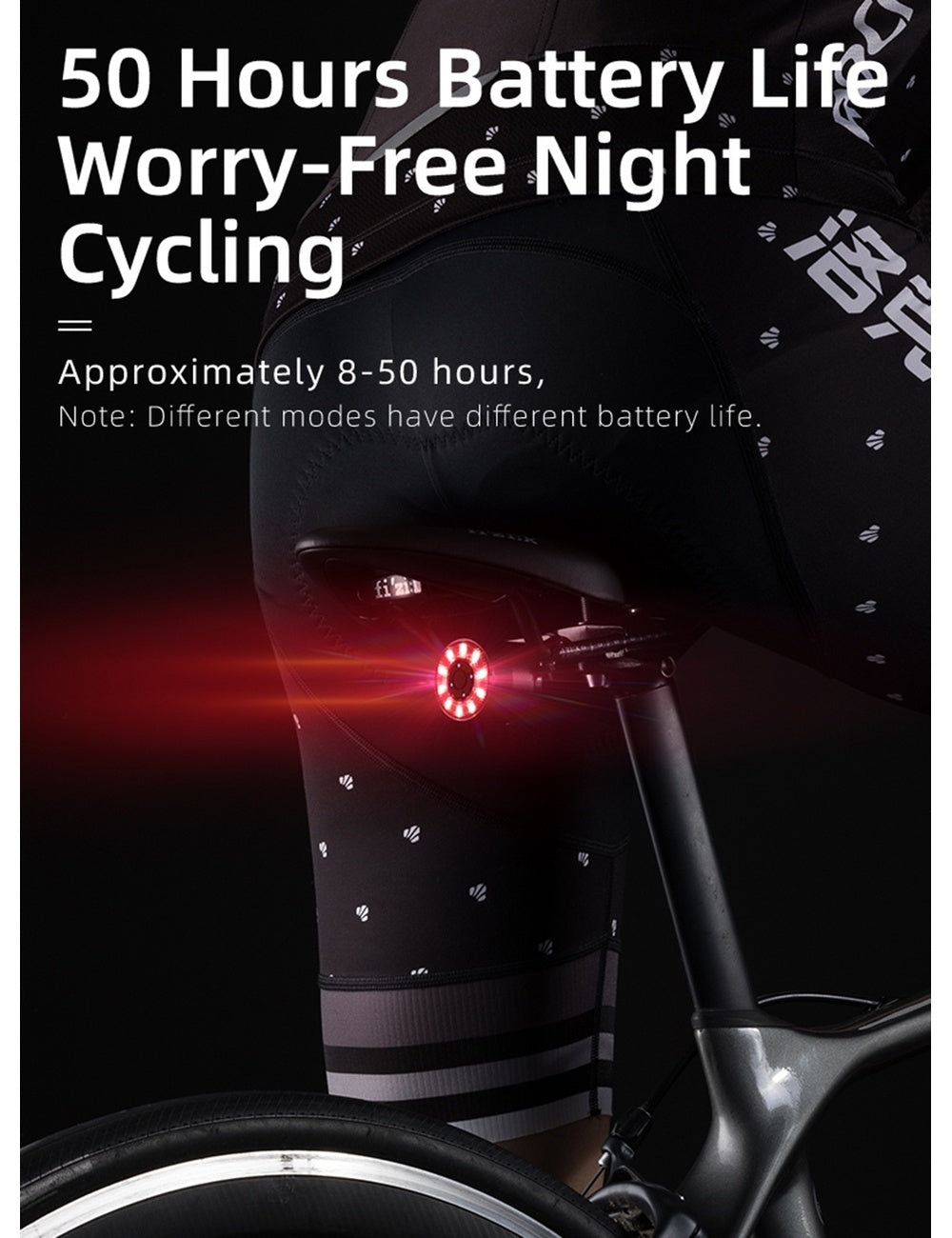 Bicycle Light USB Charging Taillight Safety Night