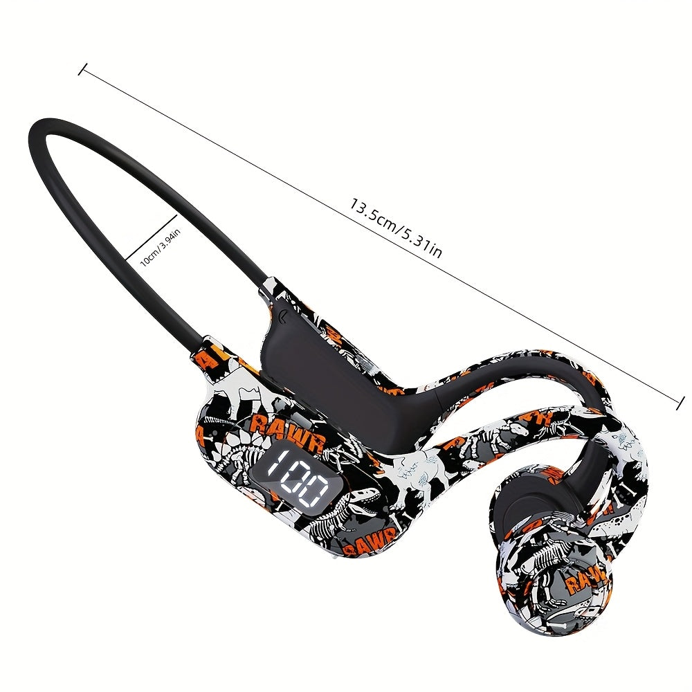 Wireless Bone Conduction Headphones with Microphone