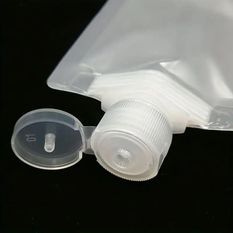 10Pcs Portable Plastic Cosmetic Squeeze Bag Suitable