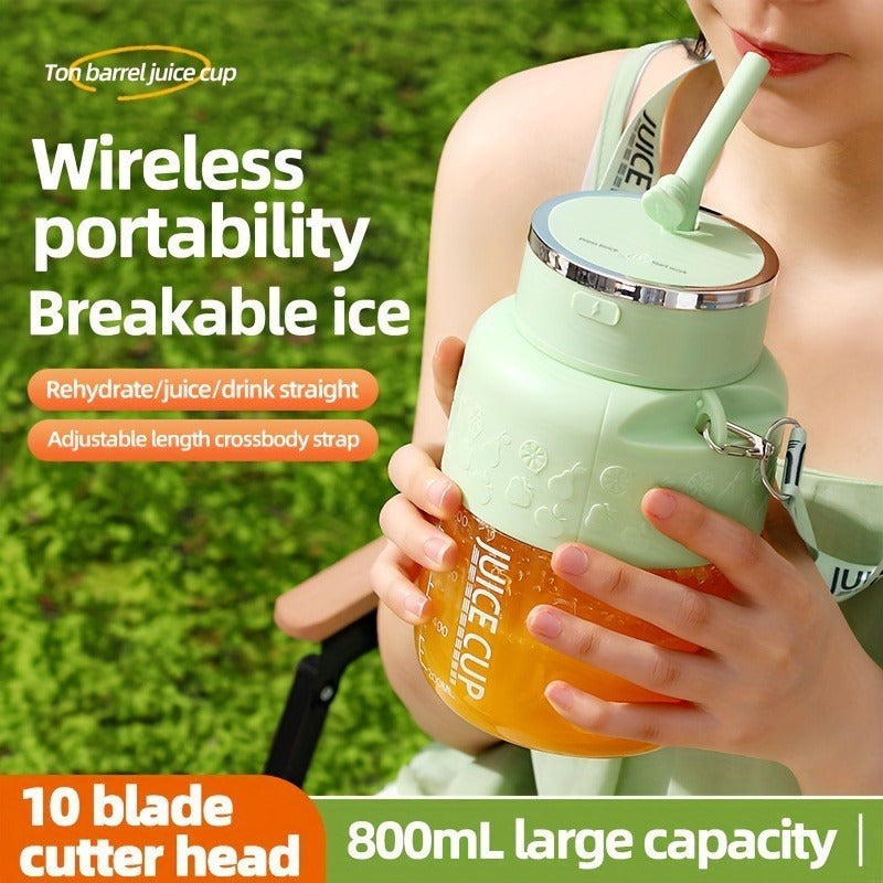 1pc Large Capacity Portable USB Rechargeable Electric Juice Cup