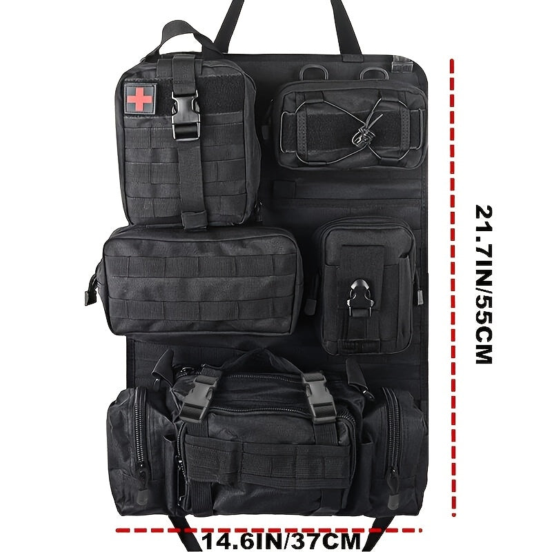 Tactical Car Seat Back Organizer