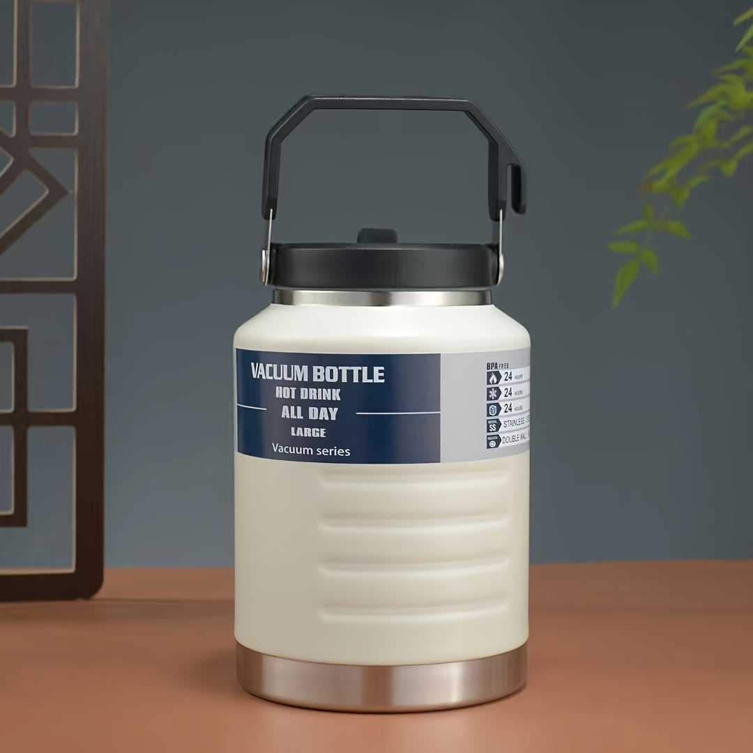 Large Capacity 304 Stainless Steel Insulated Bottle with Handle