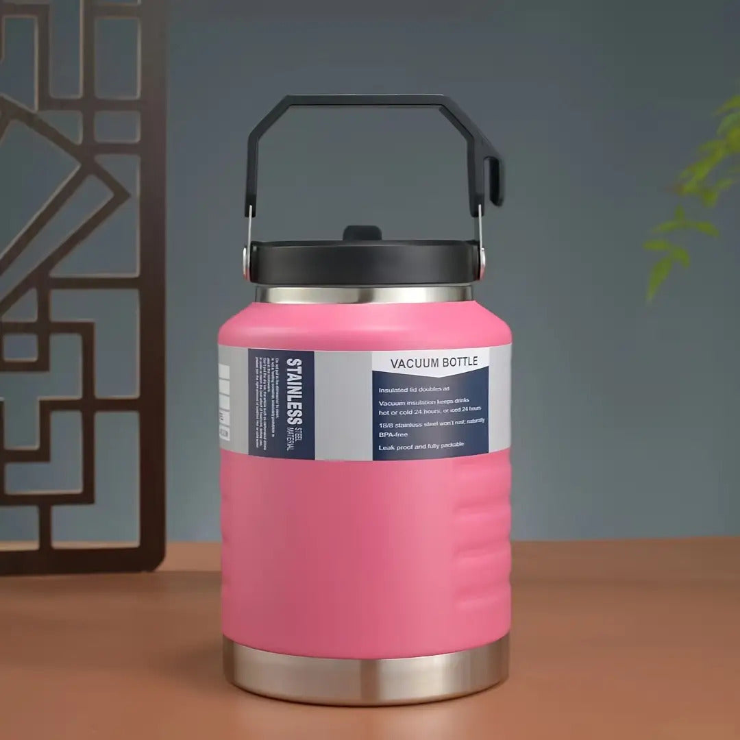 Large Capacity 304 Stainless Steel Insulated Bottle with Handle