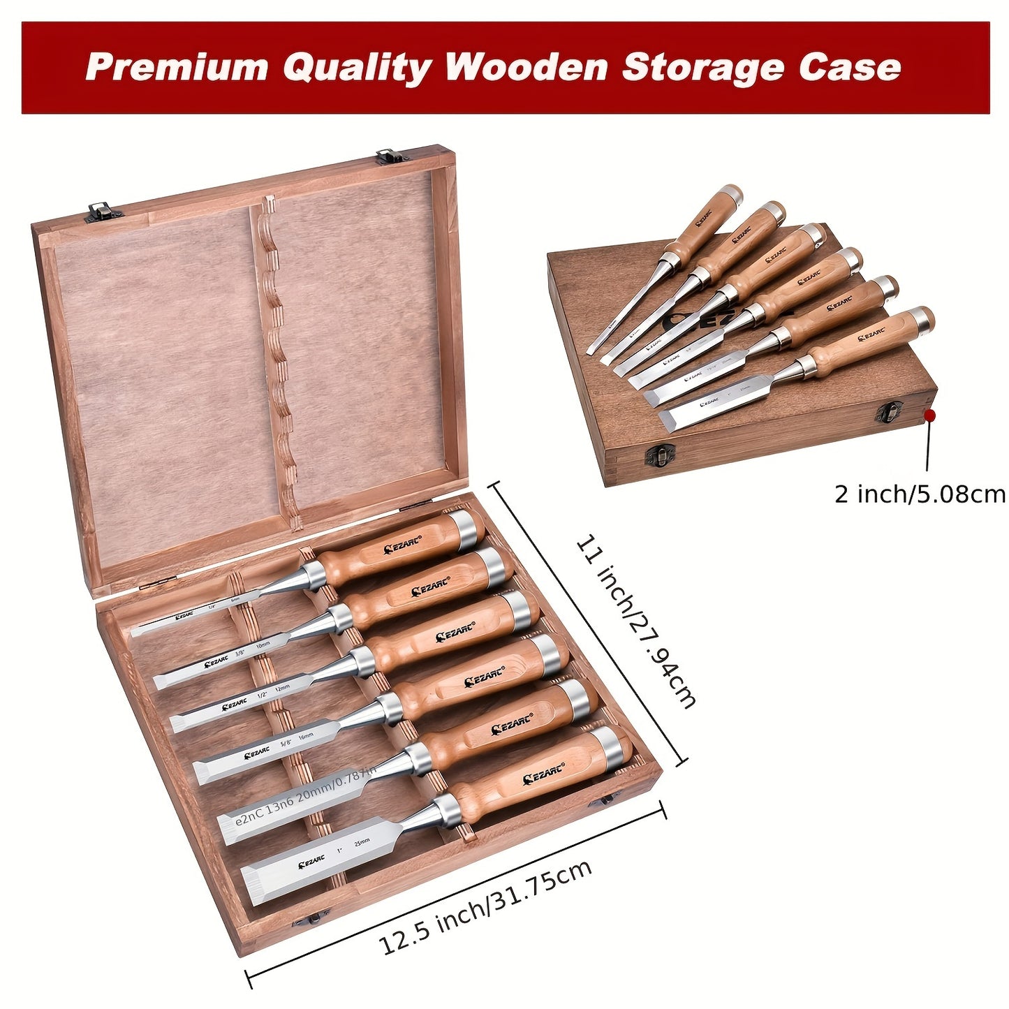 6pcs Wood Chisel Set