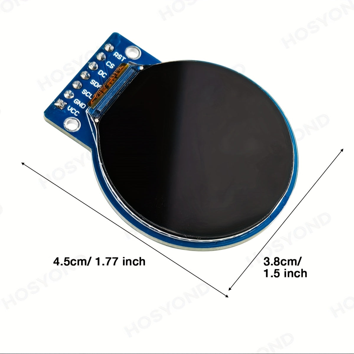 1.28 Inch  LCD Display Module Round RGB 240 * 240 GC9A01 Driver