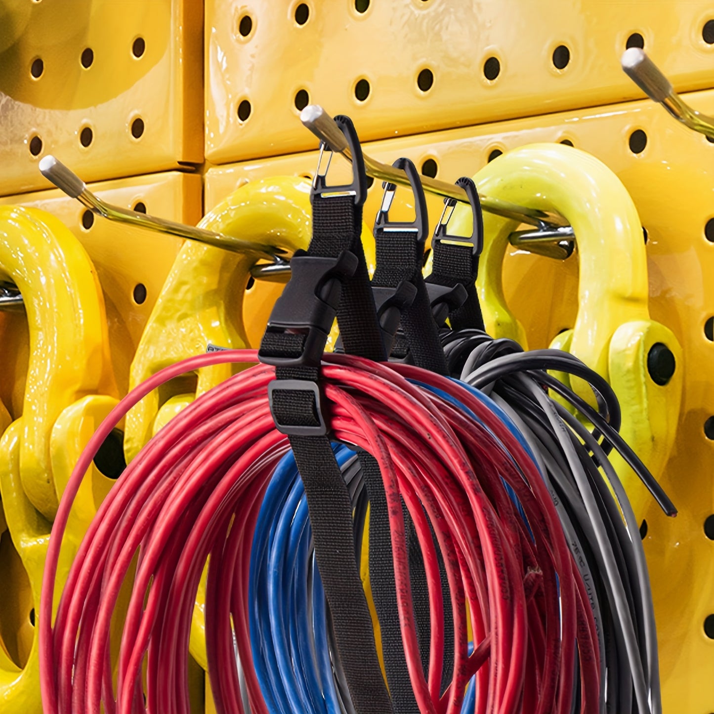 12 Pack 17 Inch Adjustable Extension Cord Holder Organizer