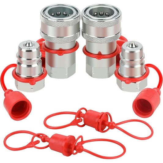 1 Set Hydraulic Quick Connect Coupler
