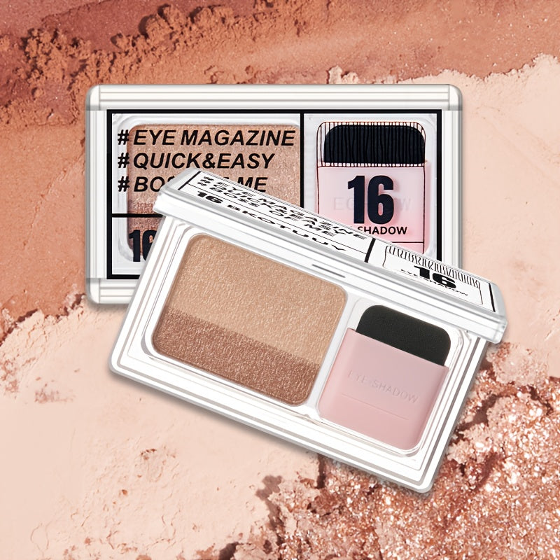 Shimmery Dual-Tone Eyeshadow Palette