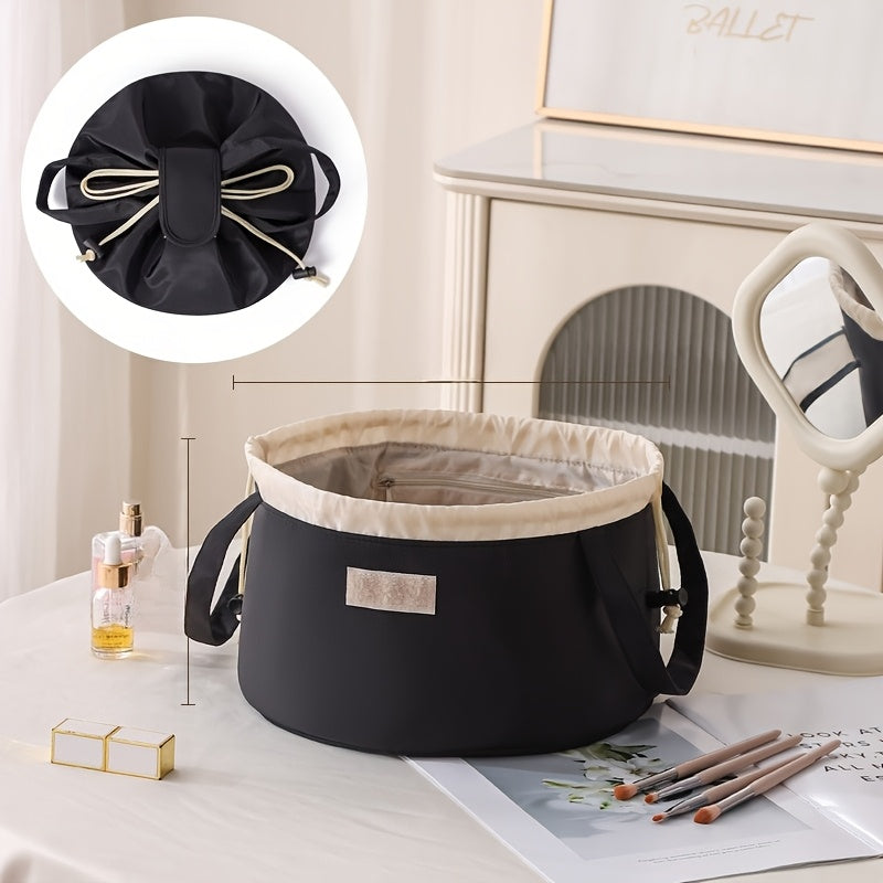 1pc Luxury Cosmetic Bag - Large Capacity, Portable Travel Organizer
