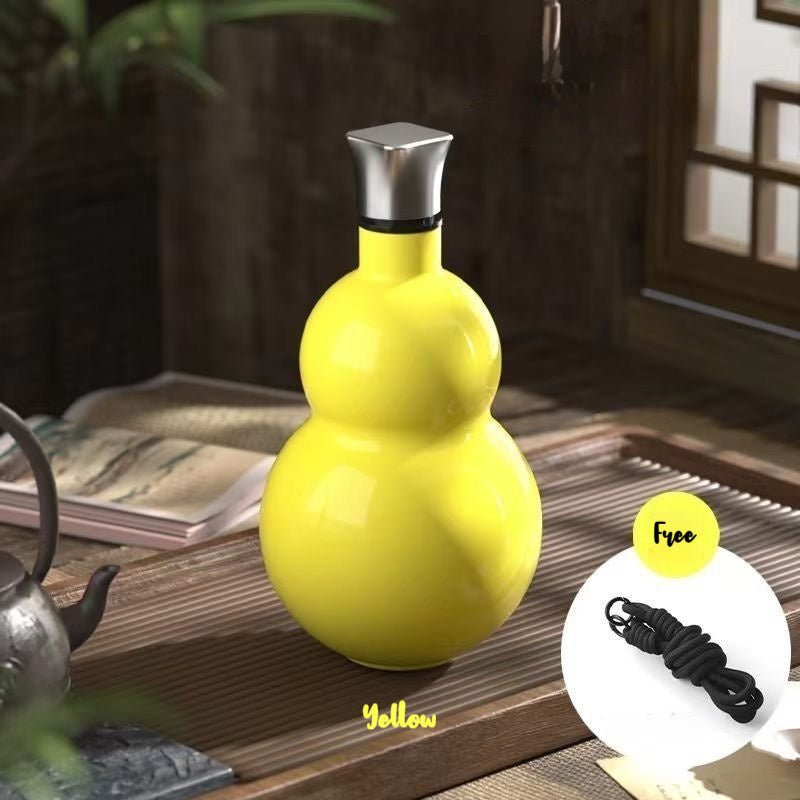 17-ounce large-capacity gourd-shaped insulated cup