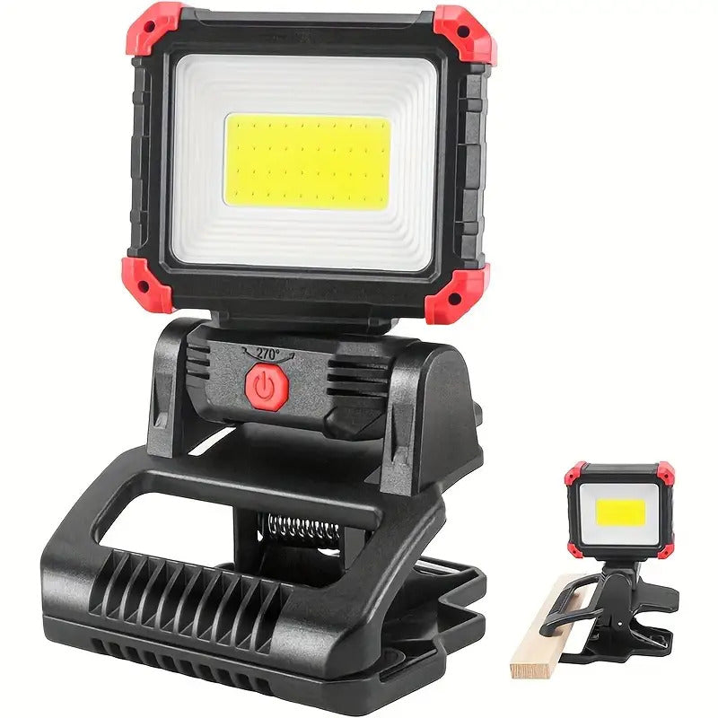 LED Rechargeable Work Light with Clamp