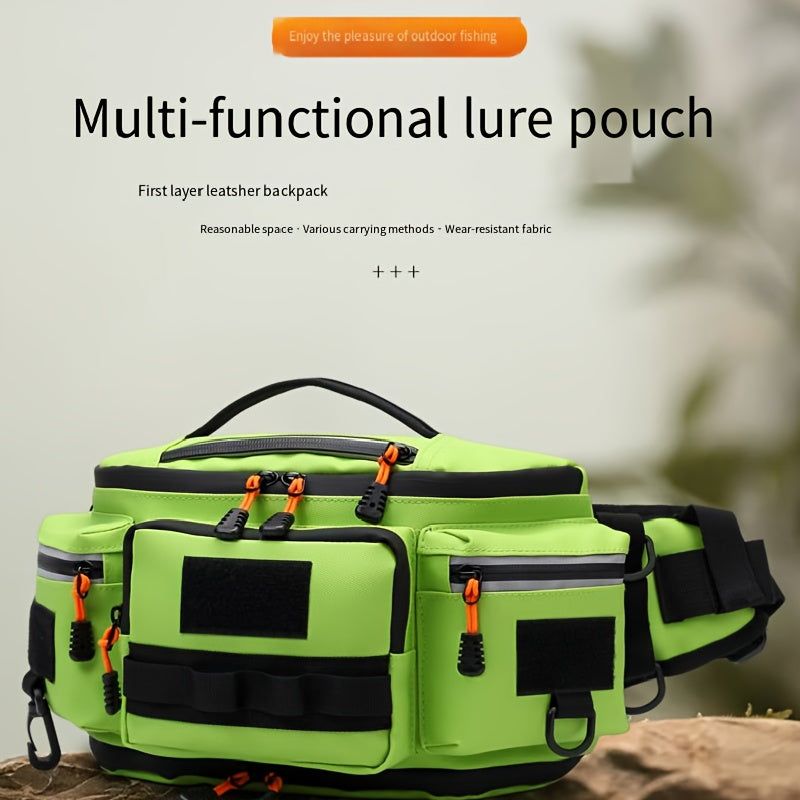 Men's Tactical Waist Bag; Multi-Functional Large Capacity Crossbody Bag