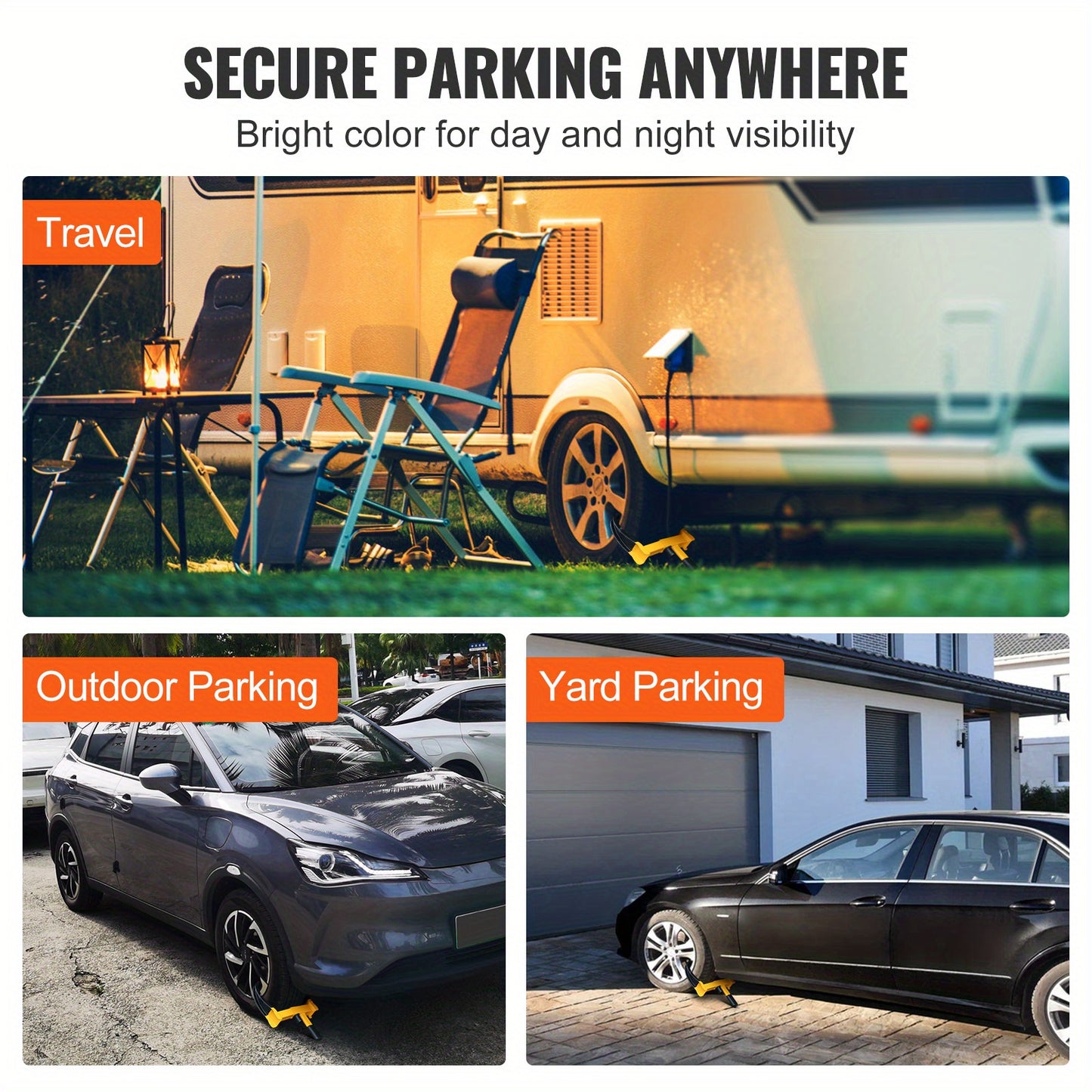 2 Set Universal Wheel Clamp