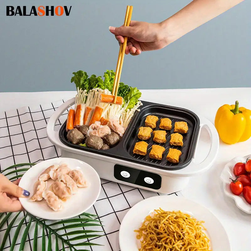 Multi - Functional Electric Hot Pot And Smokeless Grill