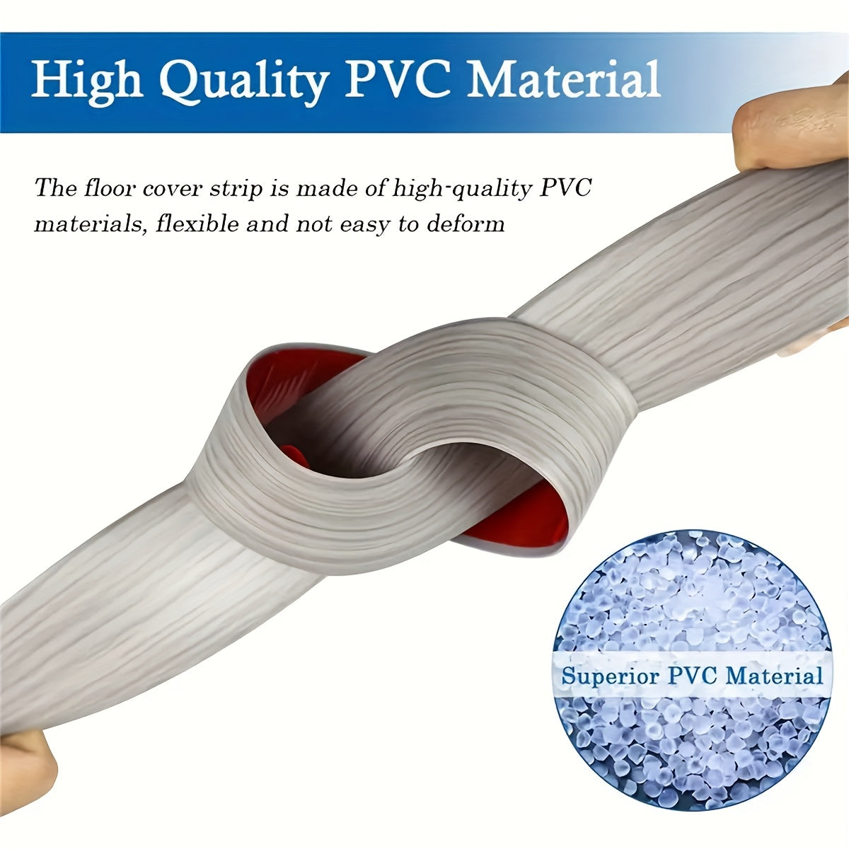 1pc Easy-to-Install  PVC Floor Transition Strip