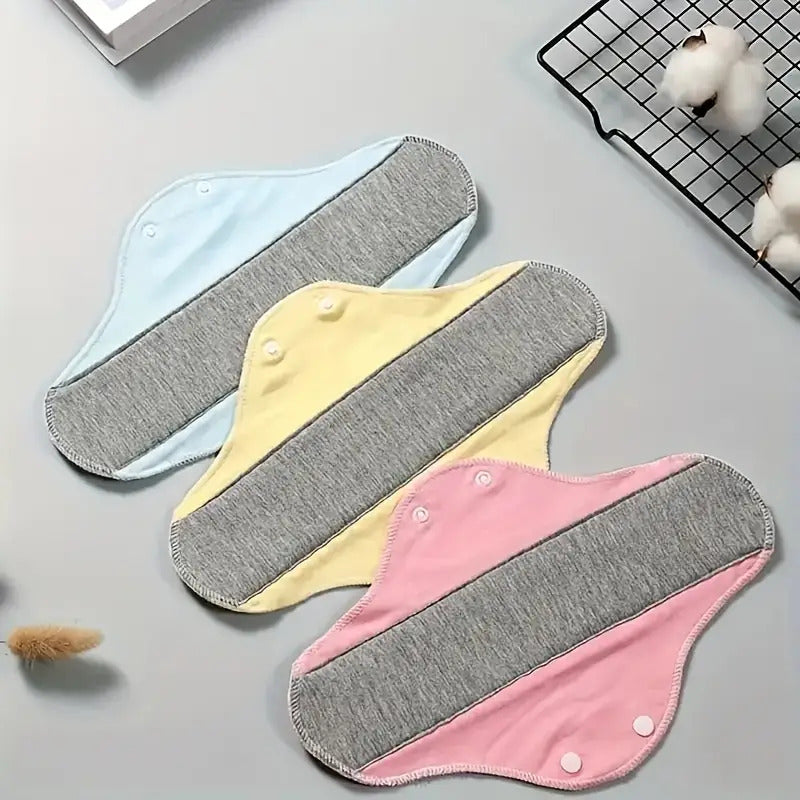 10pcs  Leak Proof, Breathable Washable Fabric Sanitary Napkins