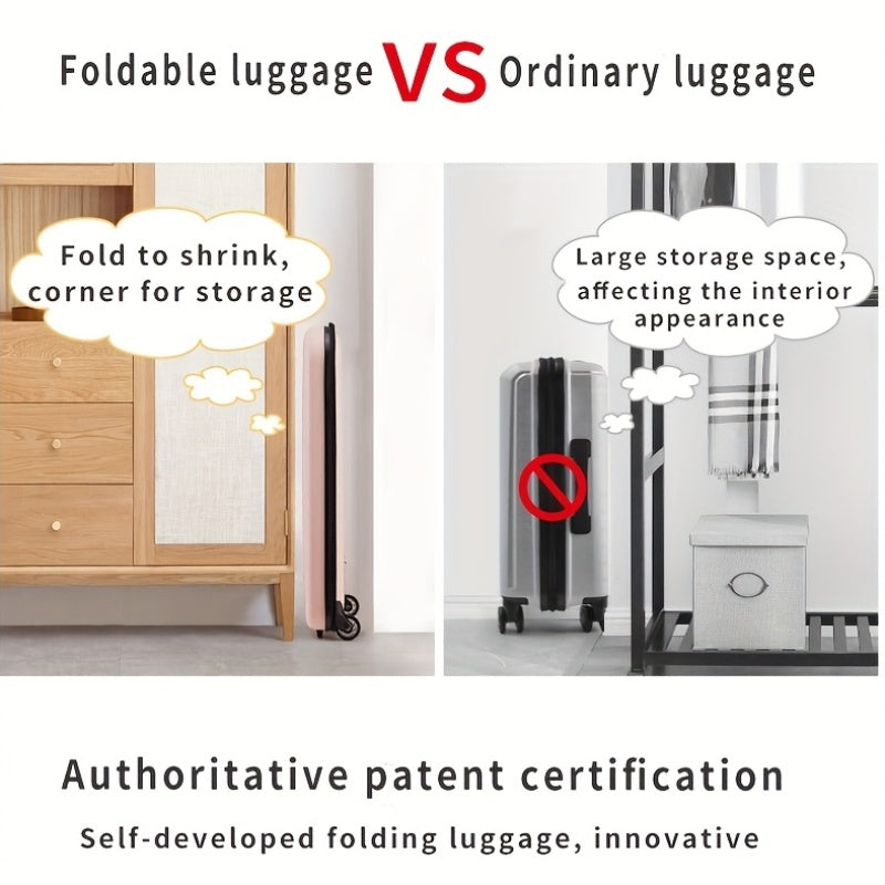 Lightweight And Durable One-Way Wheel Carry-On Suitcase