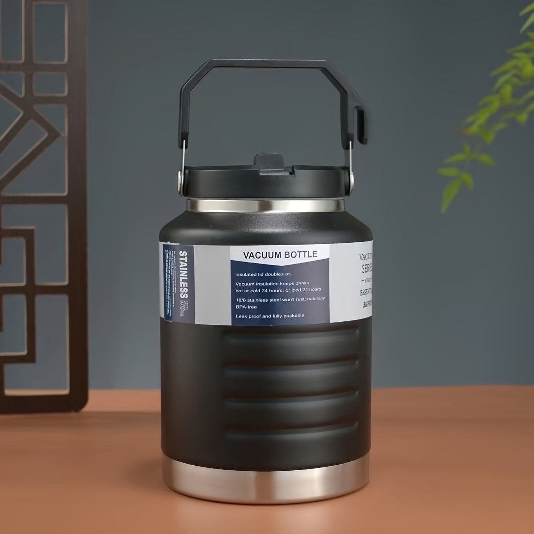 Large Capacity 304 Stainless Steel Insulated Bottle with Handle