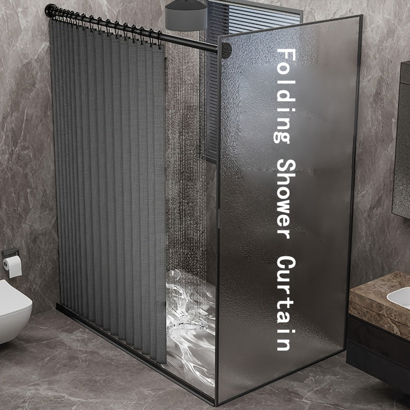 High-Temperature Resistant Polyester Foldable Bathroom Partition Curtain