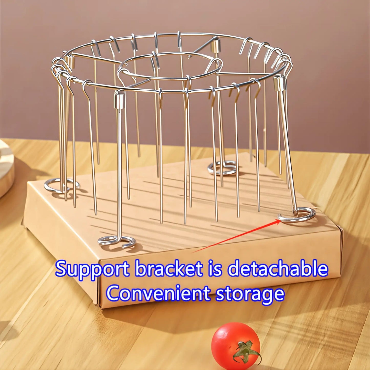 304 stainless steel vertical grill+skewer