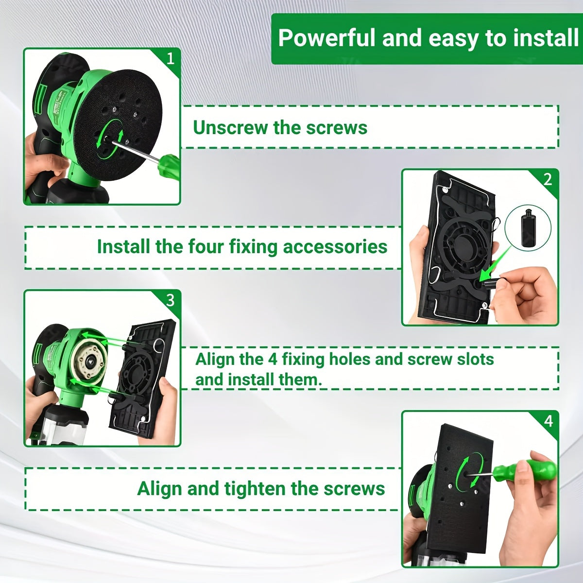 Professional 3-in-1 Orbital Sander