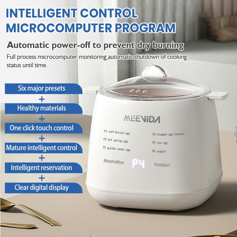 Multifunctional automatic egg boiler