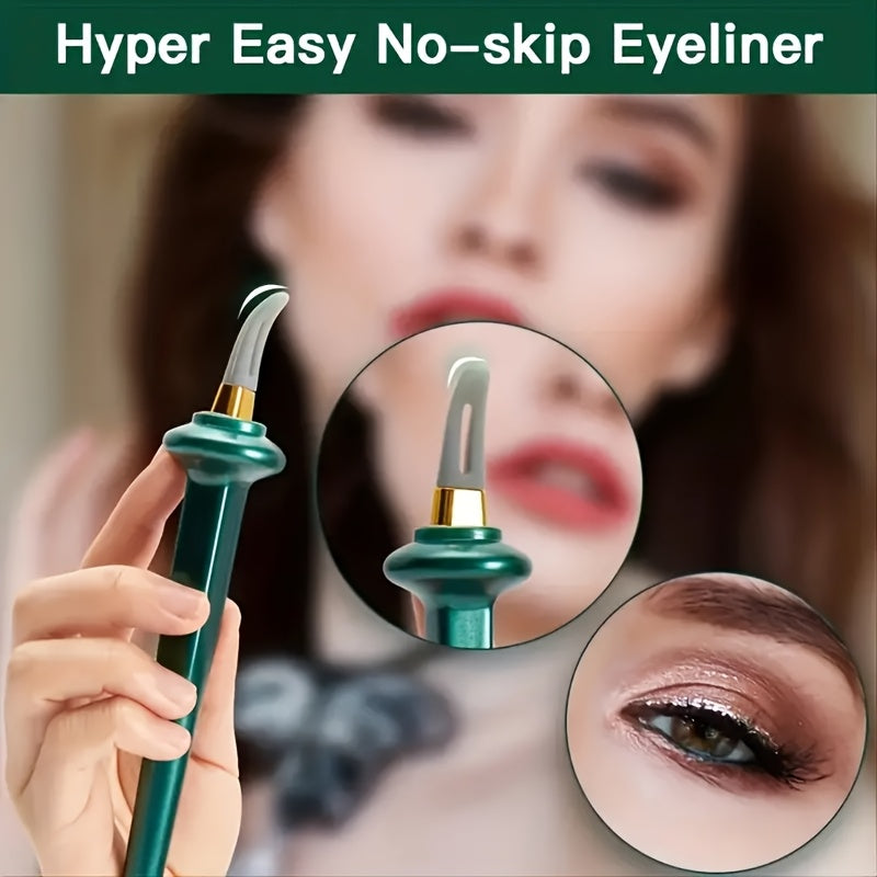 Waterproof and Non-smudge Silicone Eyeliner Brush  Eyeshadow Pen