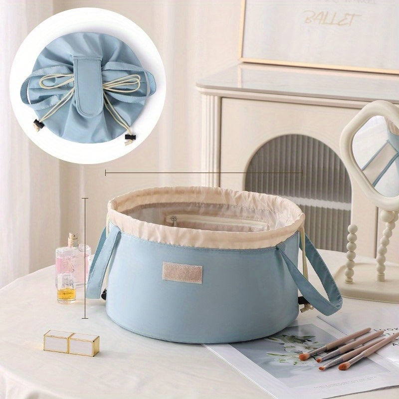1pc Luxury Cosmetic Bag - Large Capacity, Portable Travel Organizer