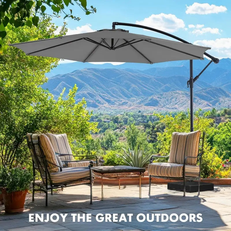 10ft Outdoor Patio Umbrella