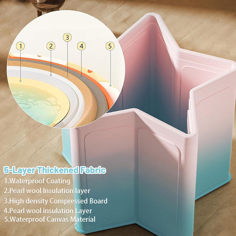 1pc Foldable Bathtub