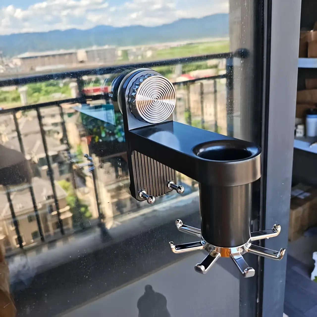 1-Pack Heavy-Duty Rotating Kitchen Hooks with No-Drill Installation