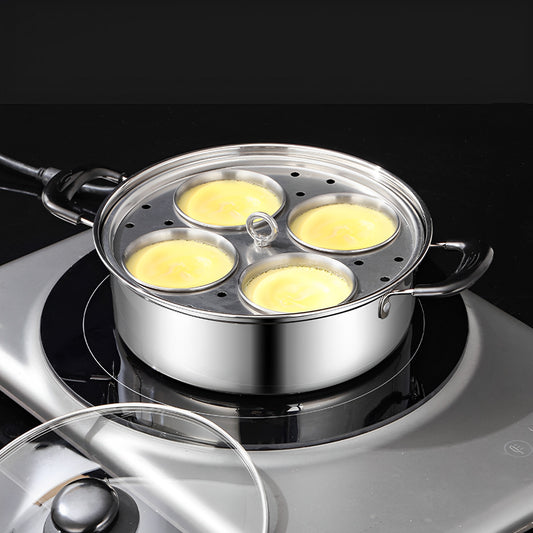 Stainless steel egg steamer multi-purpose egg steamer