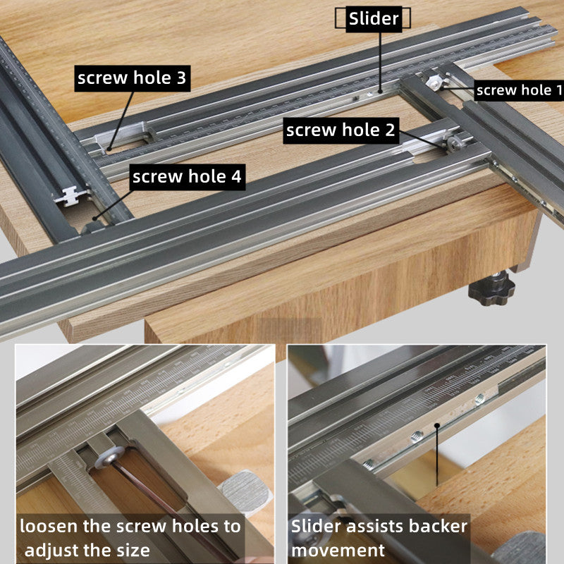 Adjustable Aluminum Alloy Milling Guide Rail