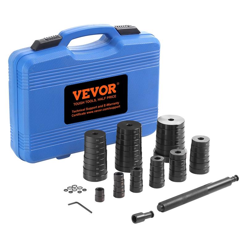 52-piece wheel bearing installation tool set