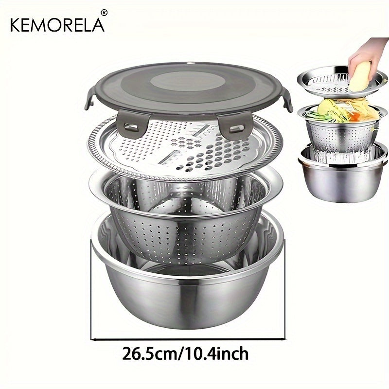 1pc 4-in-1 Stainless SteelEssential Cooking Tools