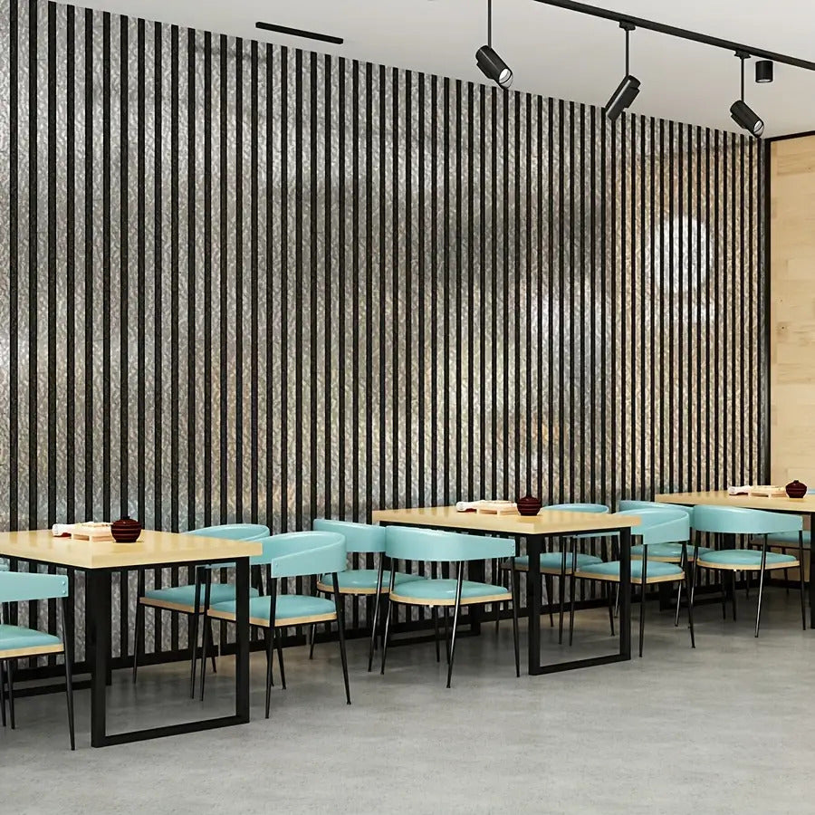 1 Roll Self-Adhesive 3D Grid Wallpaper