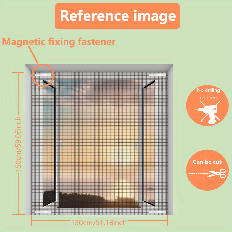 1pc Magnetic Window Screen
