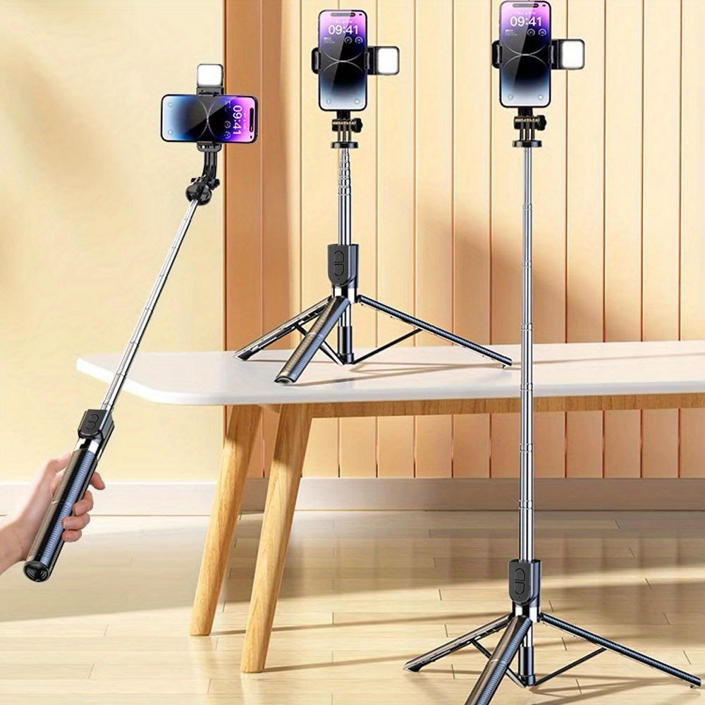 1.7m Wireless Selfie Tripod Stand