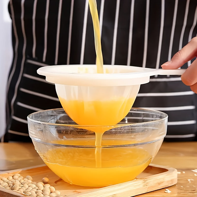 10pcs Nylon Kitchen Funnel Filter