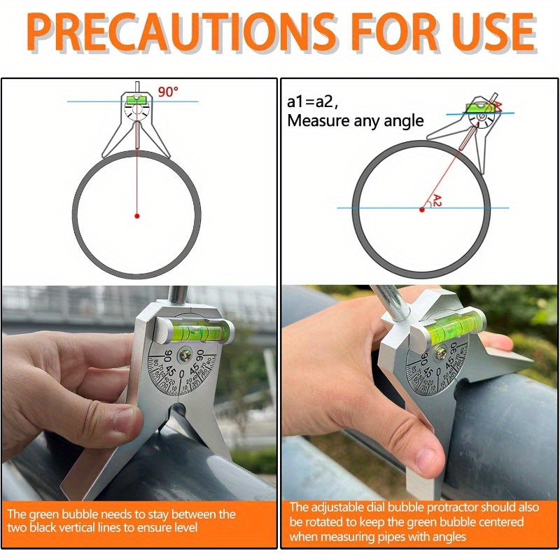 Professional-Grade Upgraded Pipe Center Finder Tool