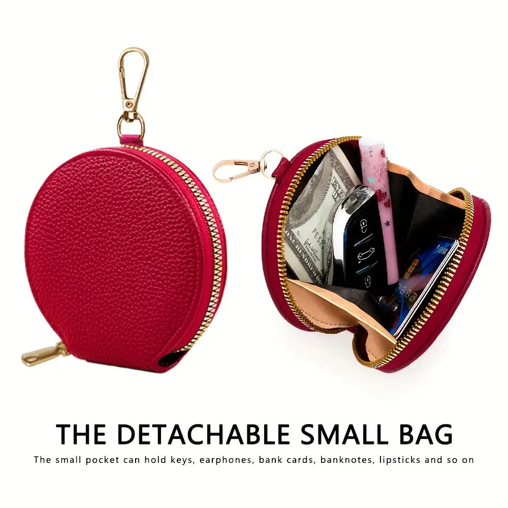 Women'S Multifunctional Crossbody Bag with Detachable Phone Pocket